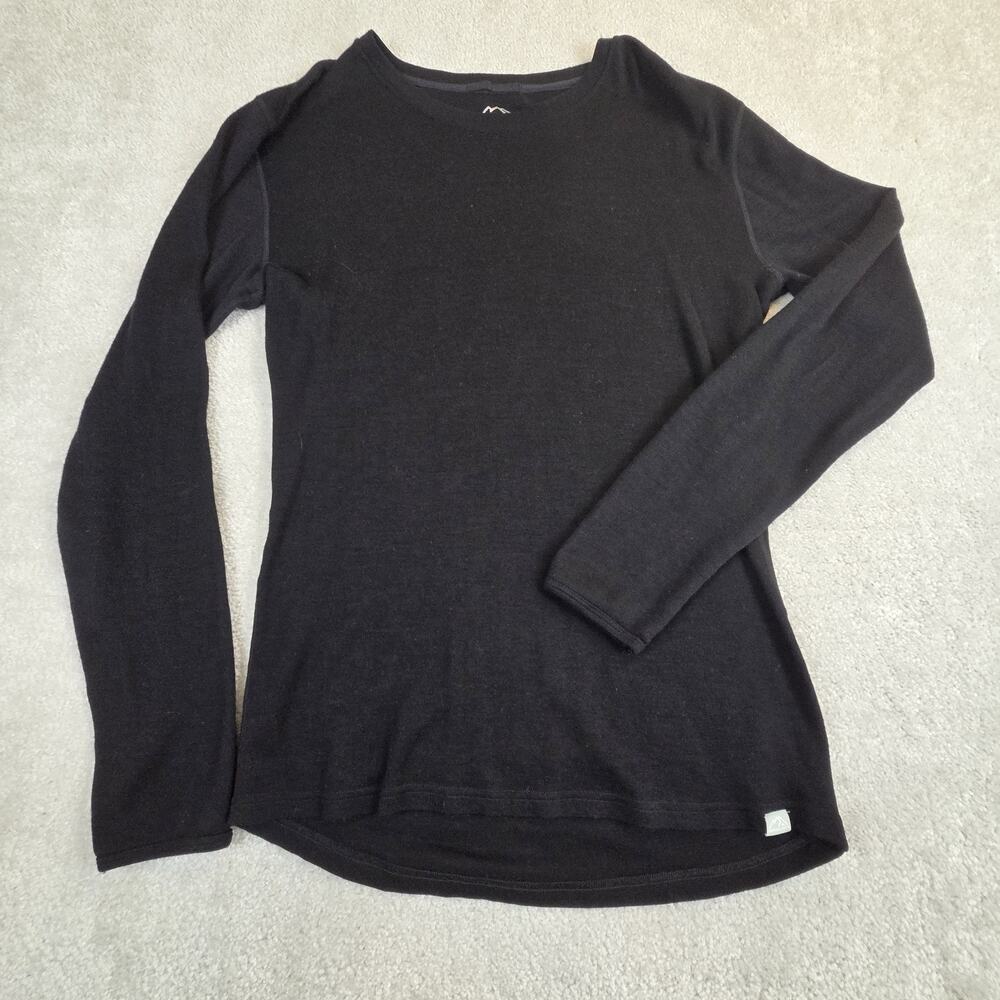 Merino Tech Merino 250 Base Layer Mens XL Black Long Sleeve Thermal Shirt